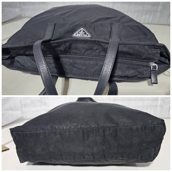 Authentic PRADA Tessuto Nylon Vela Shopping Tote Black - Picture 6 of 12